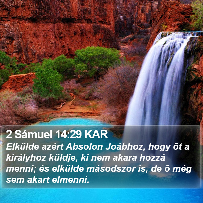 2 Sámuel 14:29 KAR Bible Study