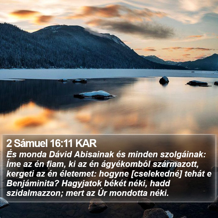 2 Sámuel 16:11 KAR Bible Study