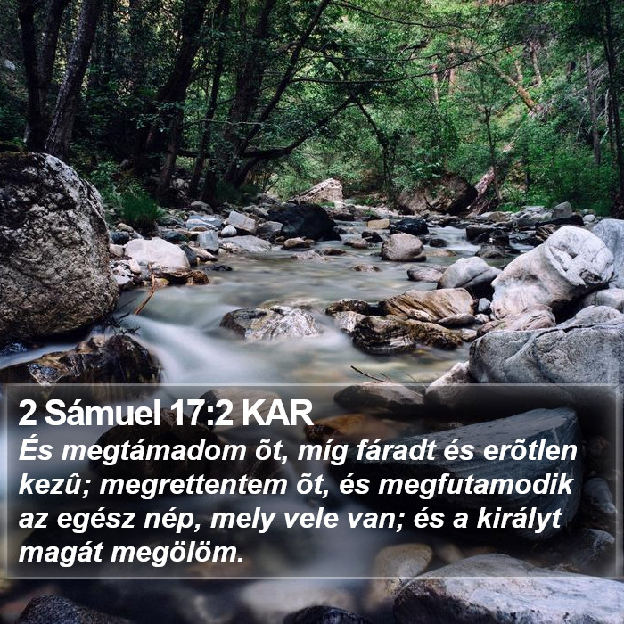 2 Sámuel 17:2 KAR Bible Study