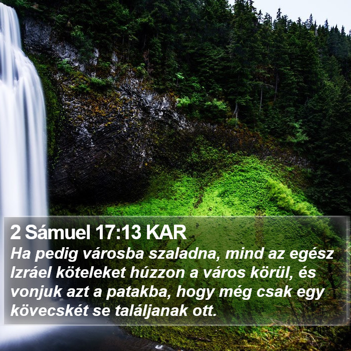 2 Sámuel 17:13 KAR Bible Study