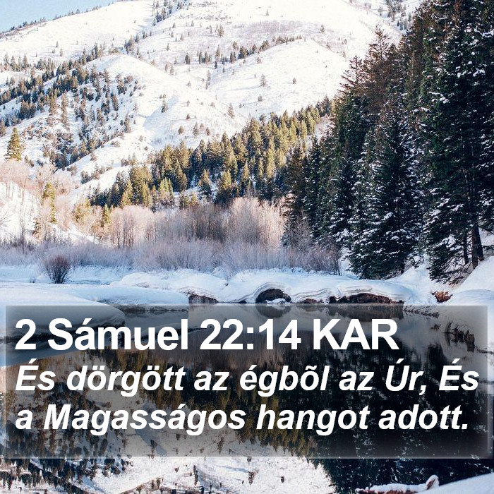 2 Sámuel 22:14 KAR Bible Study