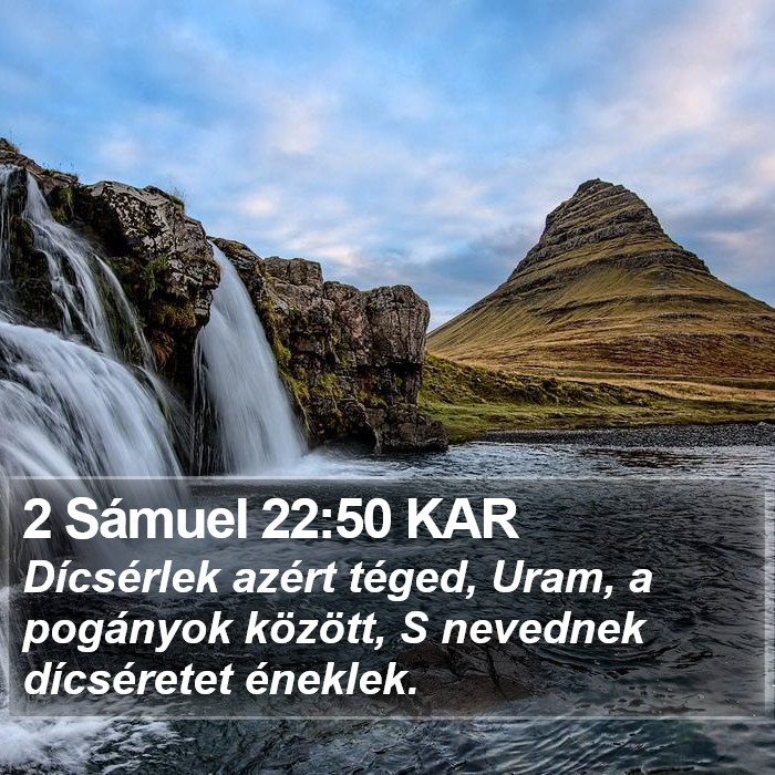 2 Sámuel 22:50 KAR Bible Study