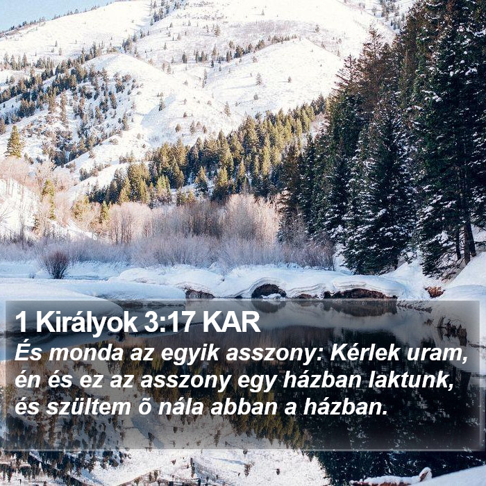 1 Királyok 3:17 KAR Bible Study