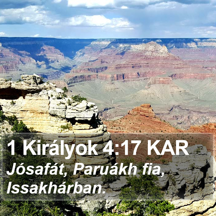 1 Királyok 4:17 KAR Bible Study