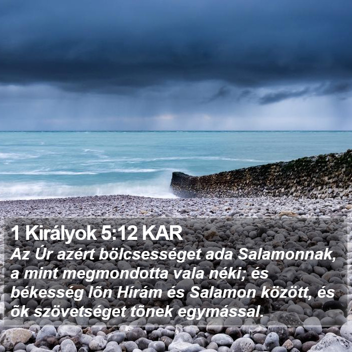 1 Királyok 5:12 KAR Bible Study