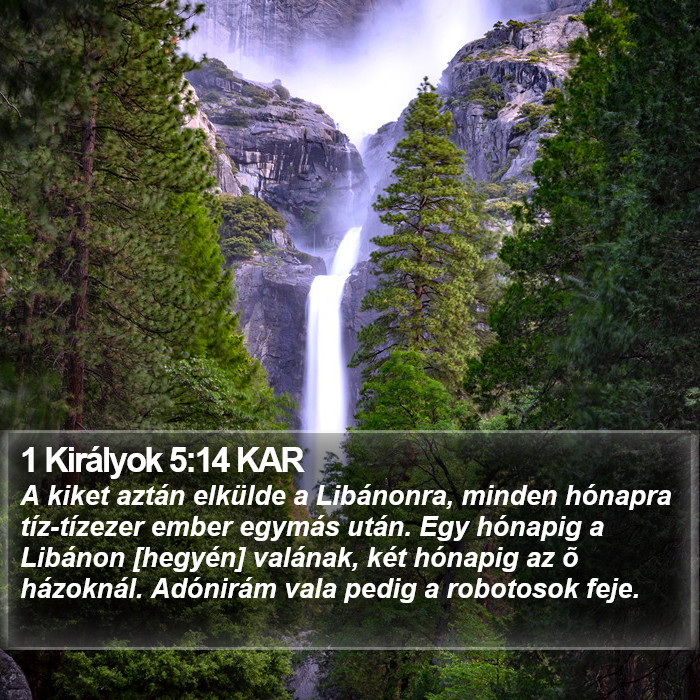 1 Királyok 5:14 KAR Bible Study