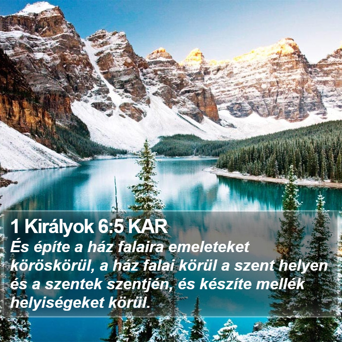 1 Királyok 6:5 KAR Bible Study