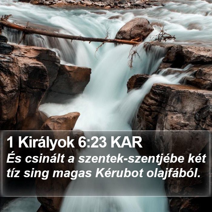 1 Királyok 6:23 KAR Bible Study