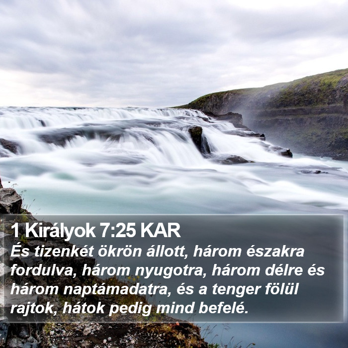 1 Királyok 7:25 KAR Bible Study