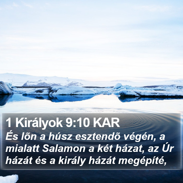 1 Királyok 9:10 KAR Bible Study