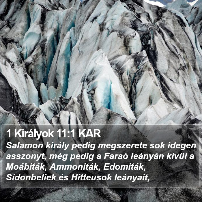 1 Királyok 11:1 KAR Bible Study