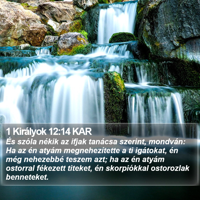 1 Királyok 12:14 KAR Bible Study