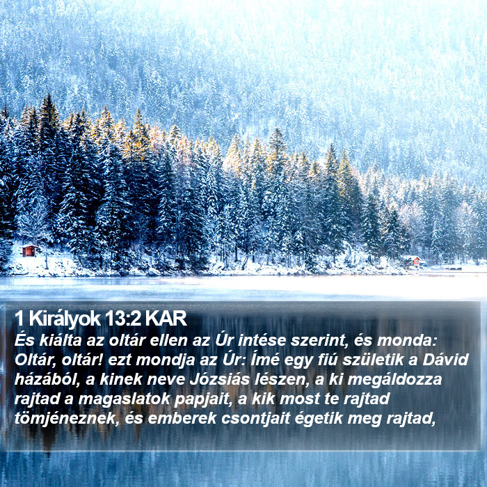1 Királyok 13:2 KAR Bible Study