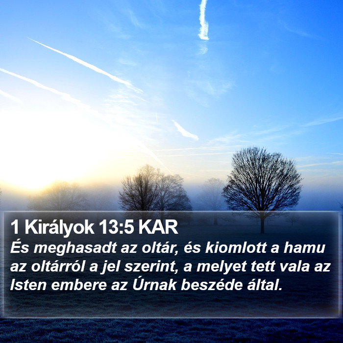 1 Királyok 13:5 KAR Bible Study