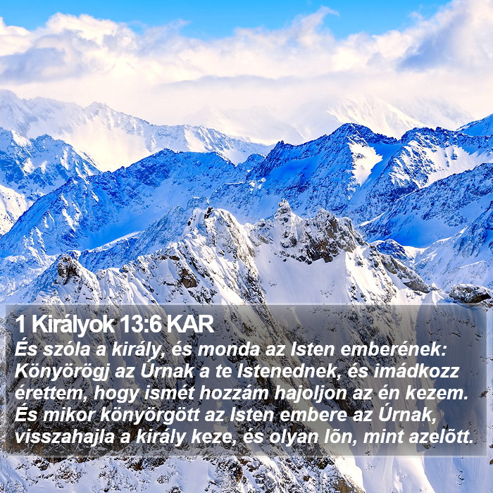 1 Királyok 13:6 KAR Bible Study