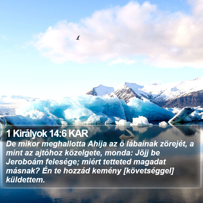 1 Királyok 14:6 KAR Bible Study