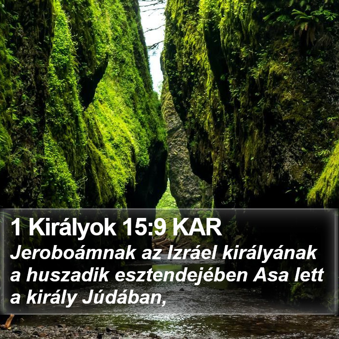 1 Királyok 15:9 KAR Bible Study