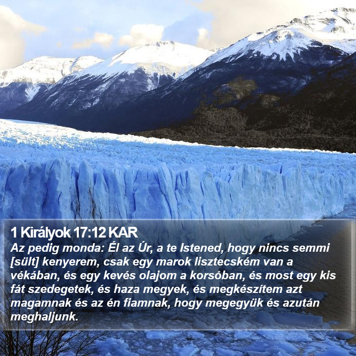 1 Királyok 17:12 KAR Bible Study