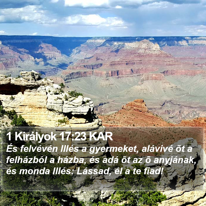 1 Királyok 17:23 KAR Bible Study