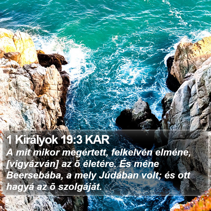 1 Királyok 19:3 KAR Bible Study