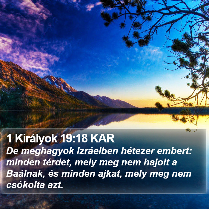 1 Királyok 19:18 KAR Bible Study