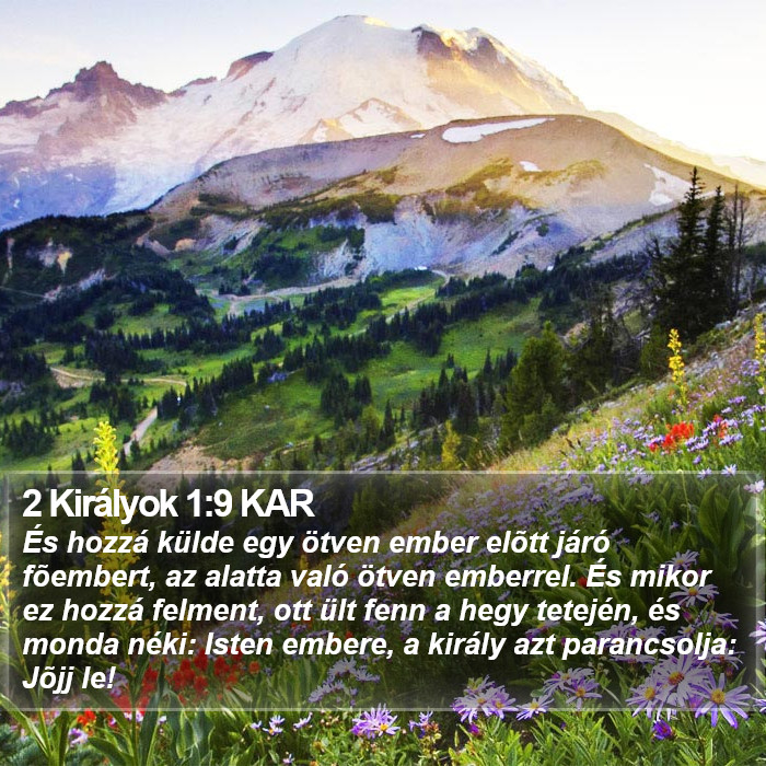 2 Királyok 1:9 KAR Bible Study