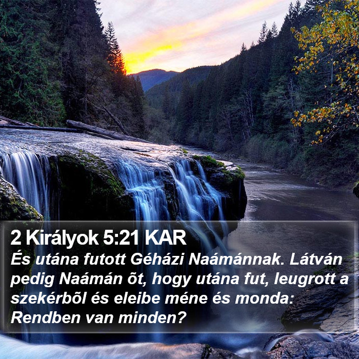 2 Királyok 5:21 KAR Bible Study