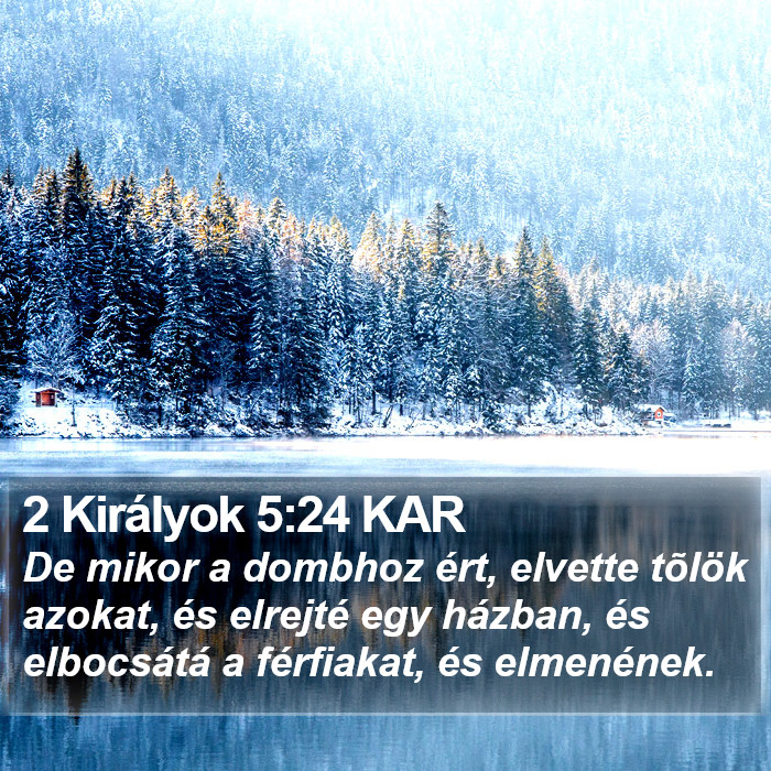 2 Királyok 5:24 KAR Bible Study