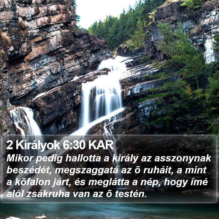 2 Királyok 6:30 KAR Bible Study