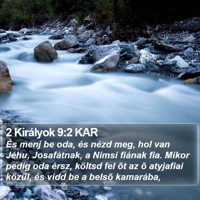 2 Királyok 9:2 KAR Bible Study