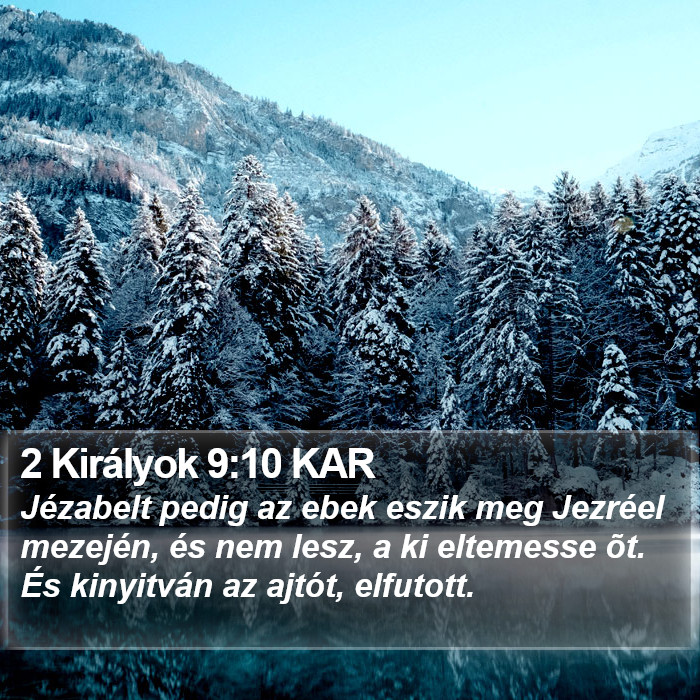 2 Királyok 9:10 KAR Bible Study