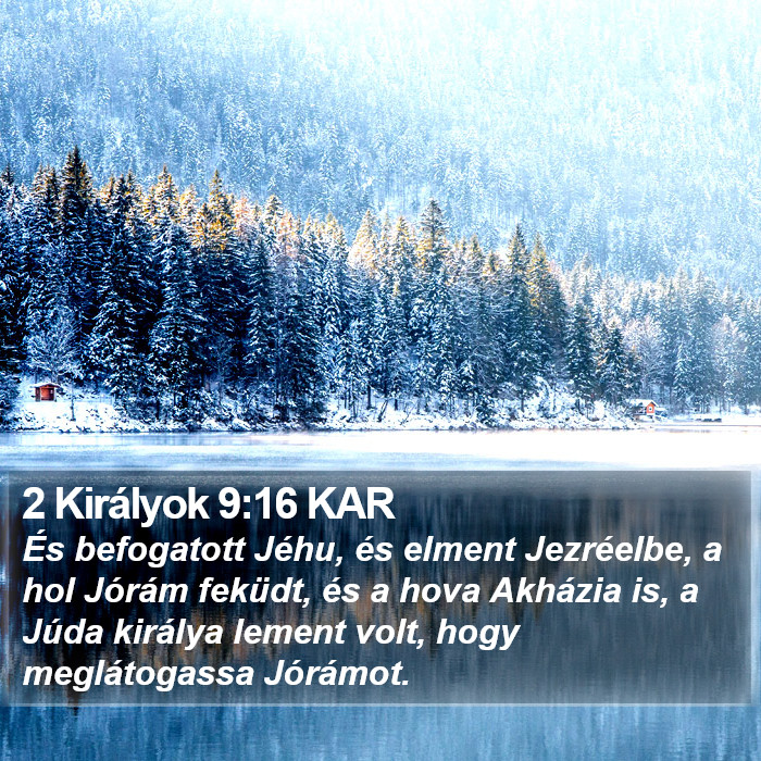 2 Királyok 9:16 KAR Bible Study