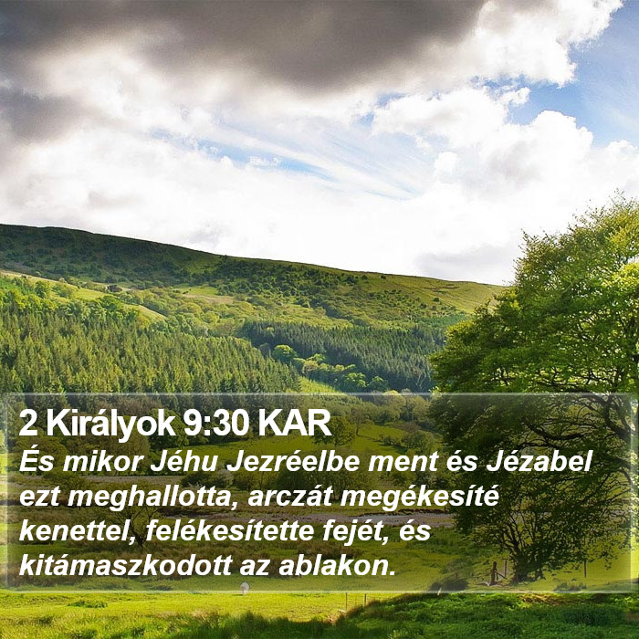 2 Királyok 9:30 KAR Bible Study