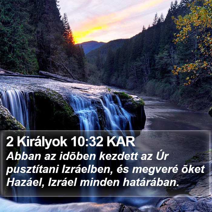 2 Királyok 10:32 KAR Bible Study