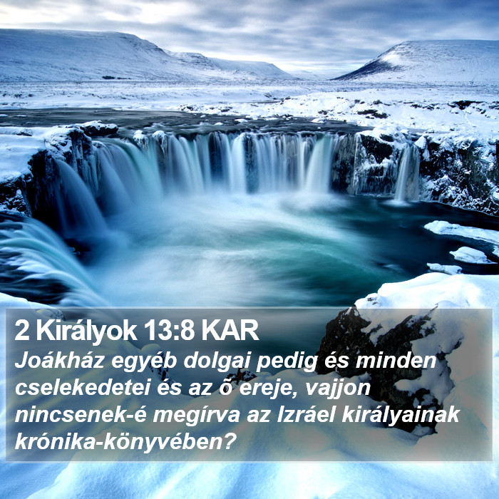 2 Királyok 13:8 KAR Bible Study