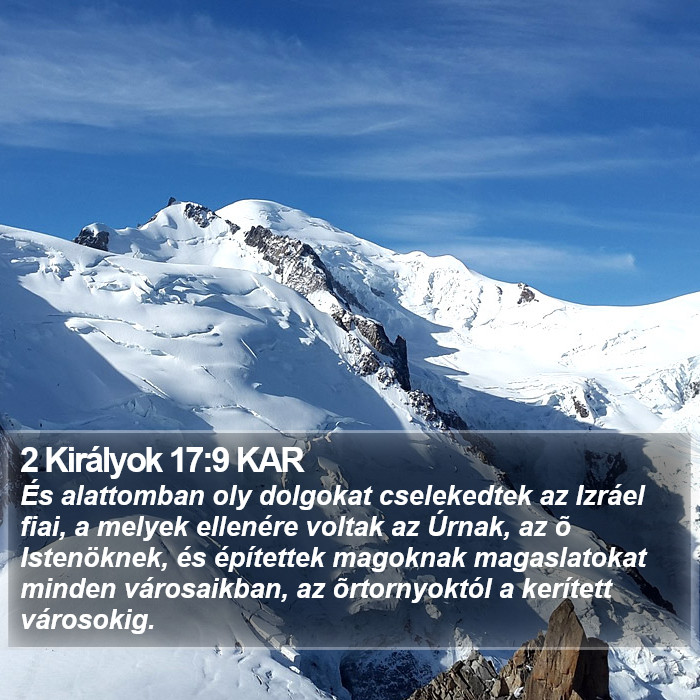 2 Királyok 17:9 KAR Bible Study