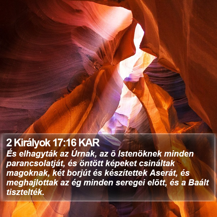 2 Királyok 17:16 KAR Bible Study