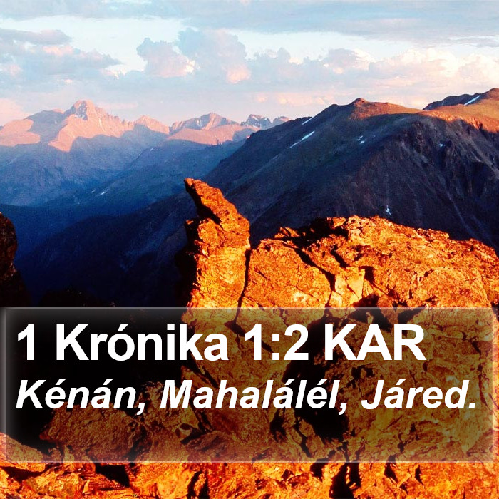 1 Krónika 1:2 KAR Bible Study