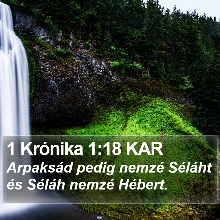 1 Krónika 1:18 KAR Bible Study