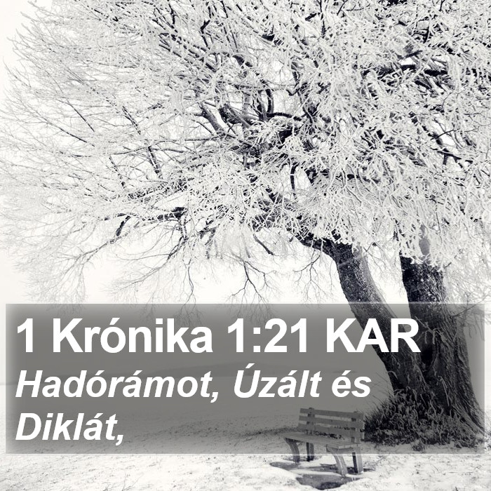 1 Krónika 1:21 KAR Bible Study