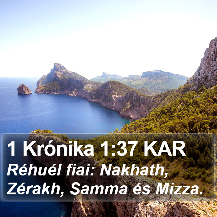 1 Krónika 1:37 KAR Bible Study