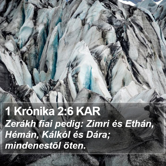 1 Krónika 2:6 KAR Bible Study