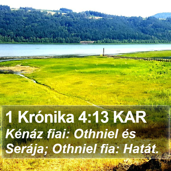 1 Krónika 4:13 KAR Bible Study