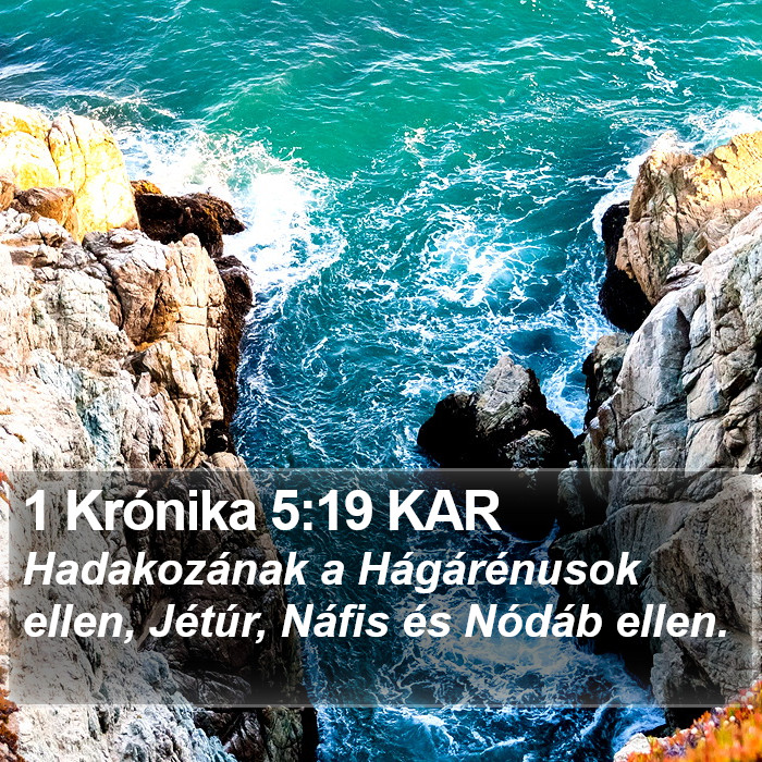 1 Krónika 5:19 KAR Bible Study