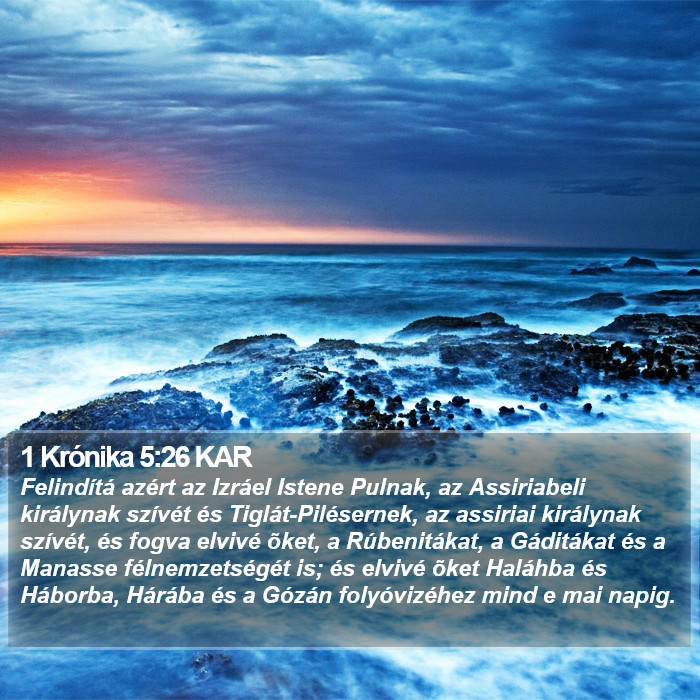 1 Krónika 5:26 KAR Bible Study