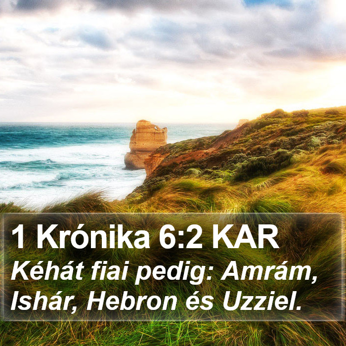 1 Krónika 6:2 KAR Bible Study