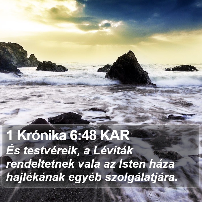 1 Krónika 6:48 KAR Bible Study