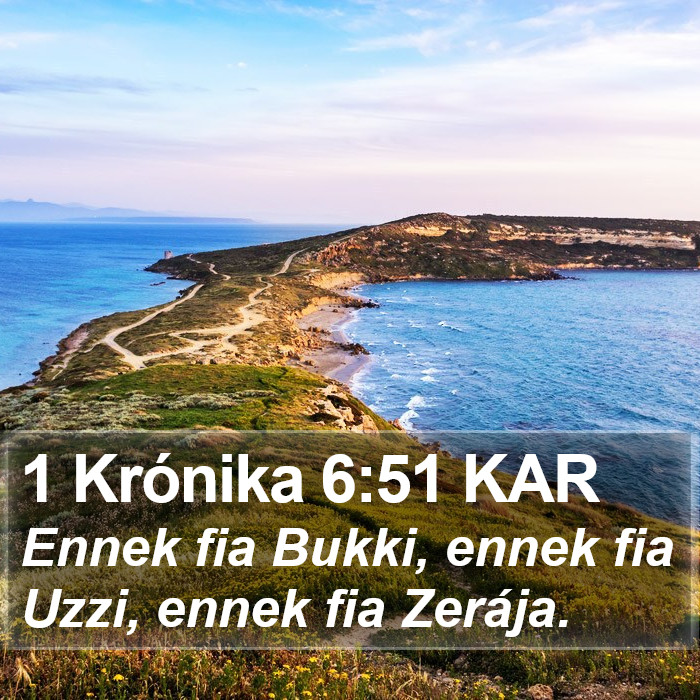 1 Krónika 6:51 KAR Bible Study