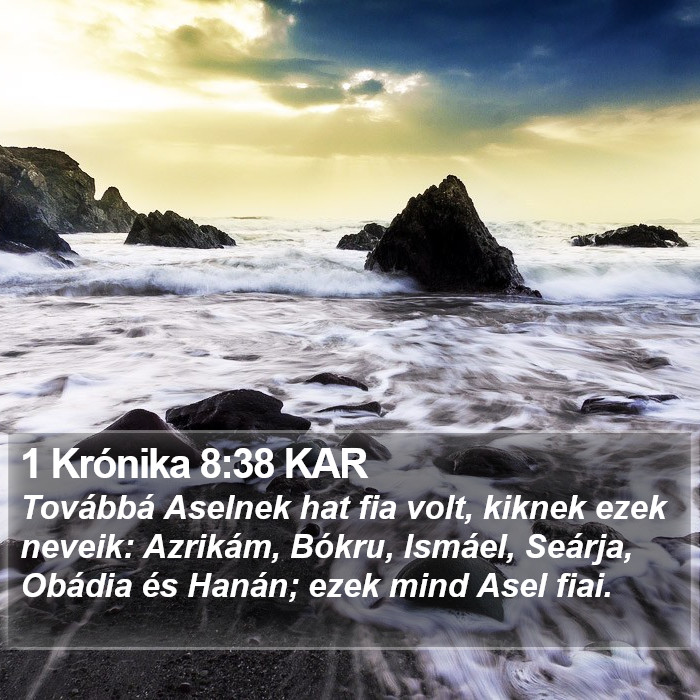 1 Krónika 8:38 KAR Bible Study