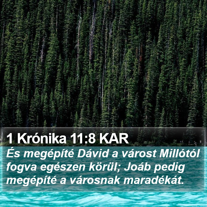 1 Krónika 11:8 KAR Bible Study